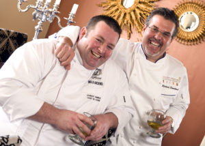 Chef Forest Hamrick with icon Richard Sandoval
